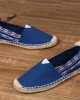 Women Large Size Ethnic Style Linen Slip  on Espadrille Fisherman’s Shoes